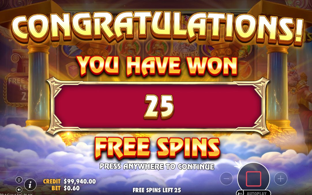 Persistent Total Multiplier shown during Free Spins play