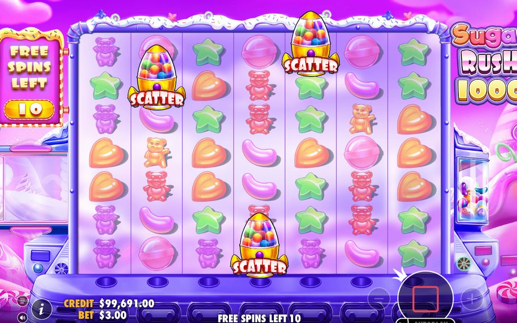 Free Spins round with multiplier spots carried forward
