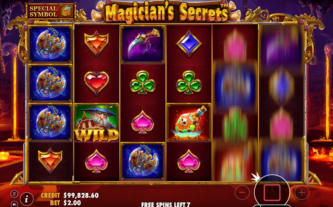 Expanding Wilds round on the Free Spins screen